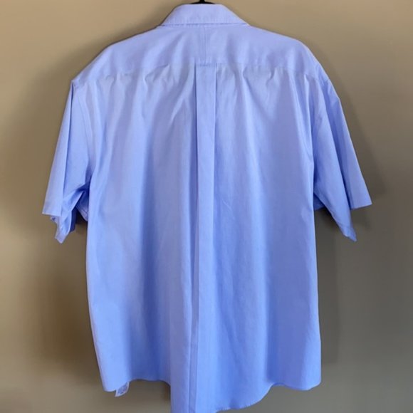 Land’s End Pinpoint Oxford Short Sleeve Shirt - Picture 4 of 12